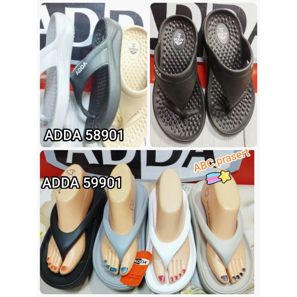 รองเท้า ADDA,58901(หญิง)แจ๋วไปเลย,เบา,ทน,นุ่ม,เกาะพื้น,59901