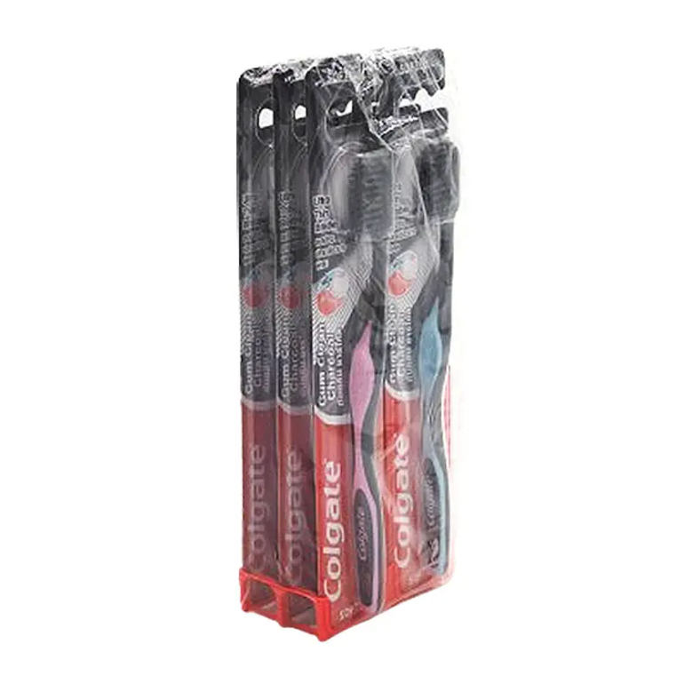 เซ็ตแปรงสีฟัน Gum clean charcoal(คละสี)+ยาสีฟัน20ก. คอลเกต แปรงสีฟัน กัมคลีน ชาร์โคล ราคา ถูกที่สุด ดีลบีเคเค แกลเลอรีภาพที่ 3