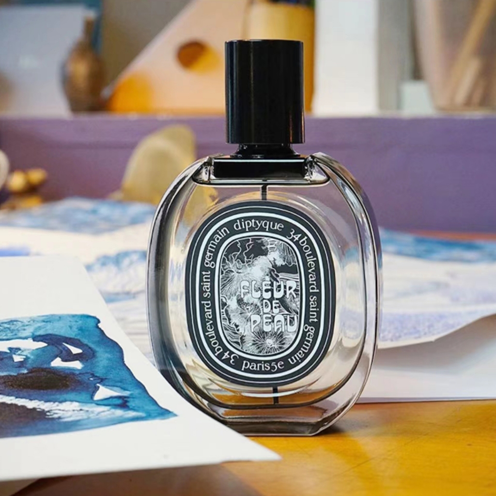 การจัดส่งรวดเร็ว  Diptyque Fleur de Peau & Eau Rose & Orphéon EDP  Floral Fragrance for Unisex perfume