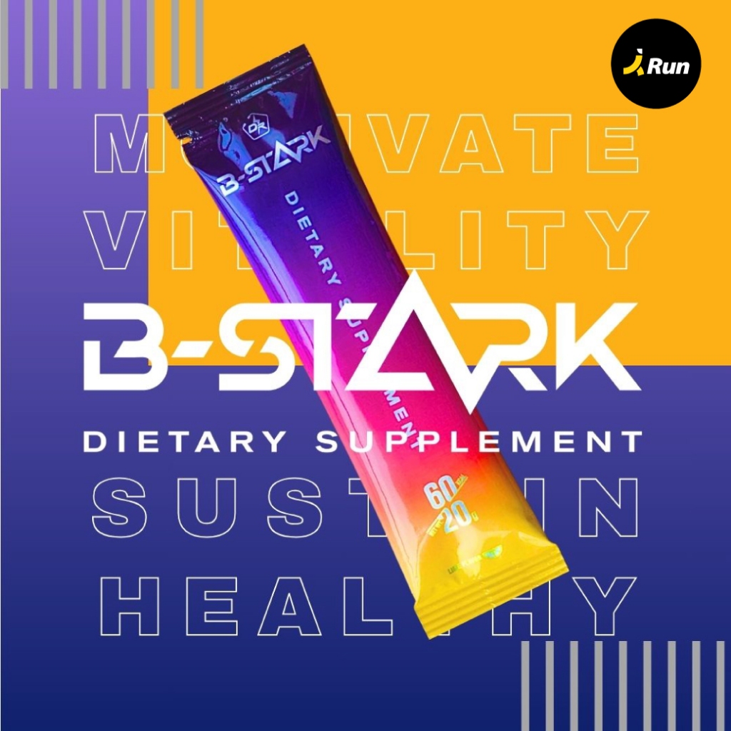 (ยกกล่อง) B-STARK พลังงานผงผสมน้ำ สำหรับนักกีฬา เสริมเกลือแร่ วิตามิน