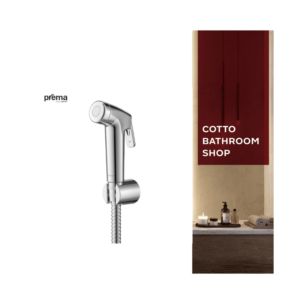 PREMA สายฉีดชำระ รุ่น PM6002K#CR(HM) CHROMIUM