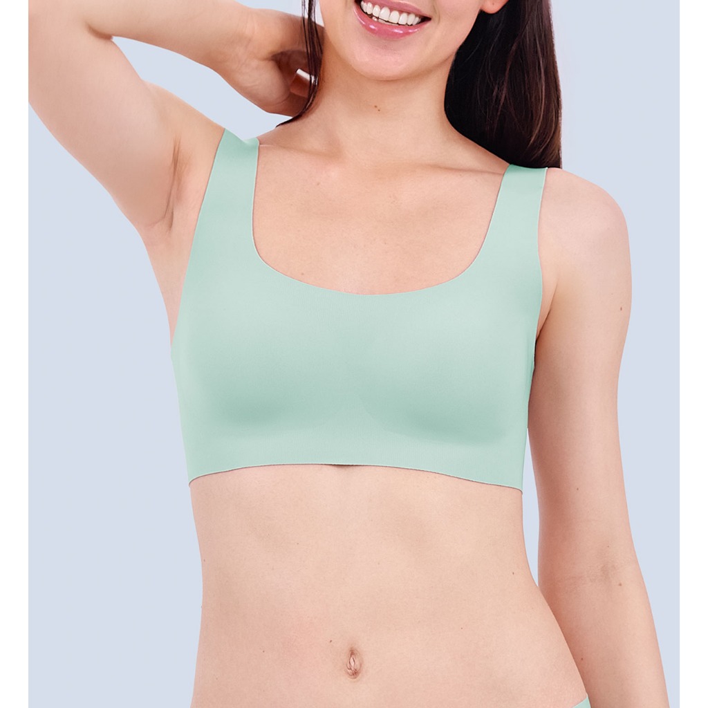 sloggi เสื้อชั้นในไม่มีโครง รุ่น sloggi ZERO Feel 2.0 Top AX R รหัส 10218607 สีเขียว 7396 — صورة 4