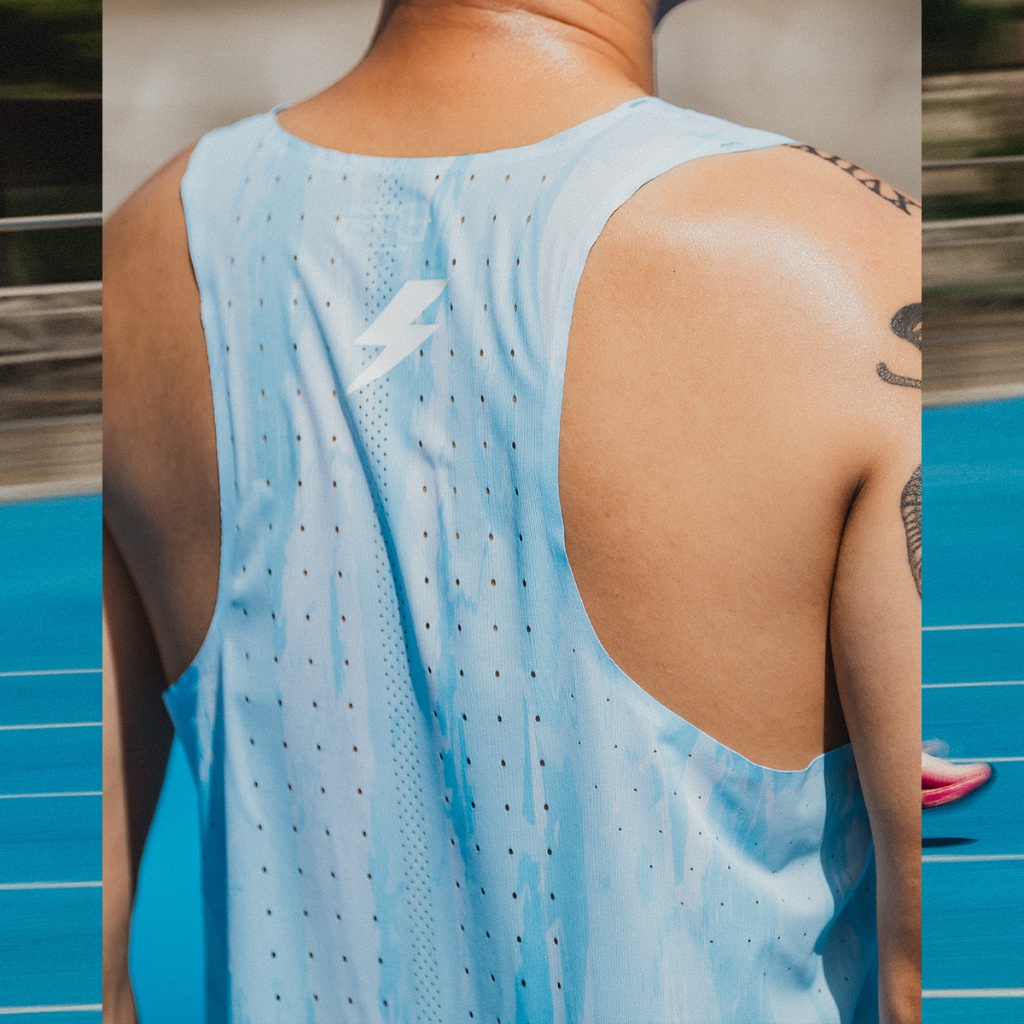 Boomsport Running:Blue Sky-เสื้อกล้ามวิ่งผู้ชาย ราคา ถูกที่สุด ดีลบีเคเค แกลเลอรีภาพที่ 5