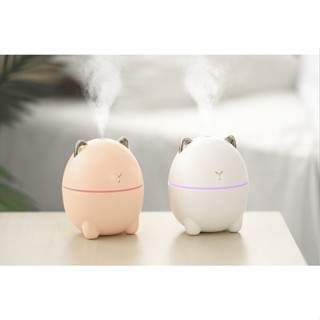 เครื่องฟอกอากาศ ทําความชื้น 200 มล ชาร์จ USB สีขาว สําหรับรถ…