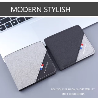 MenWallet กระเป๋าสตางค์ผู้ชาย กระเป๋าผู้ชาย กระเป๋าสตางค์สั้น คุณภาพดี วัสดุทนทาน အမျိုးသားပိုက်ဆံအိတ်၊အမျိုးသားအိတ်၊ပို
