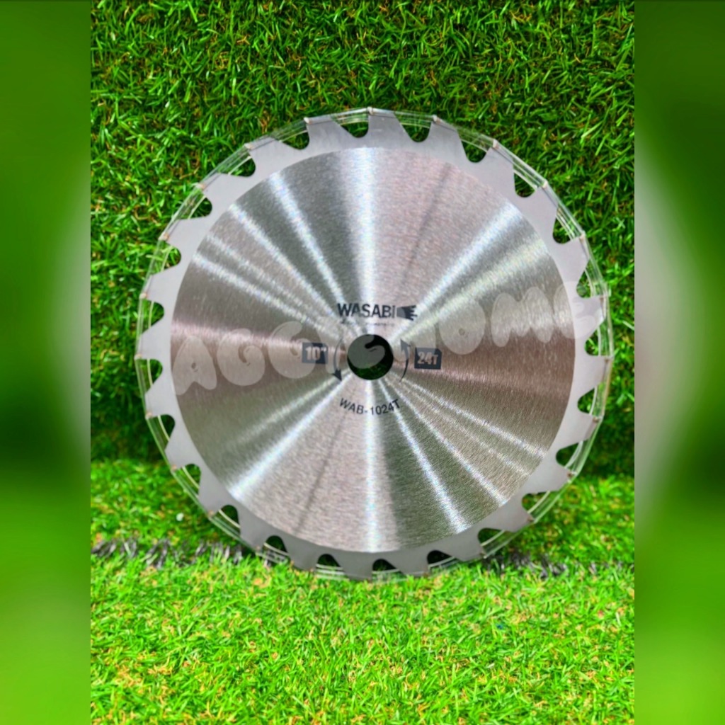 WASABI ใบมีดตัดหญ้า รุ่น WAB-1024T 10นิ้ว 24ฟัน (254MM) CARBIDE BRUSH CUTTER BLADES ใบตัด ใบวงเดือน ใบตัดหญ้า