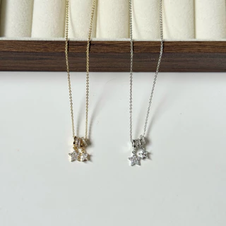 TROPHIES.CO - Twinkle Garden necklace ‘TROPHIES.CO'S SIGNATURE’ (gold/silver/rosegold) สร้อยคอดาว สร้อยคอจี้ดาว