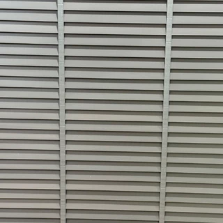 มู่ลี่ไม้แท้ มู่ลี่บาสวูด Basswood Blinds - A25-23 Dark Grey Color ขนาดใบ 35 mm.
