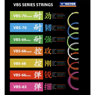 VICTOR VBS 66 NANO ขนาด 0.66 เส้นเดียวจบทุกสไตล์ เอ็นยอดนิยมที่นักแบดทั่วโลกเลือกใช้ VBS