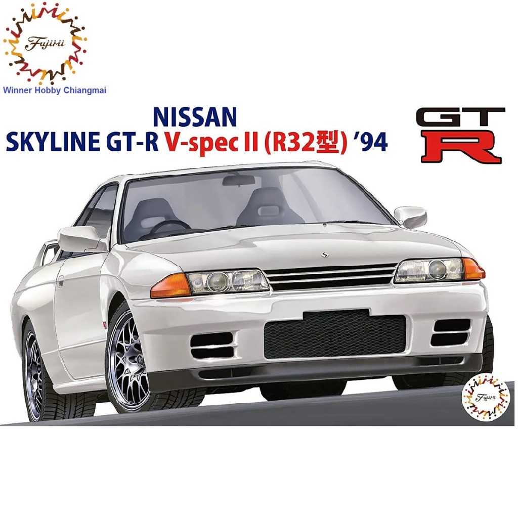 โมเดลรถพลาสติก Fujimi ID-47 Nissan R32 GT-R V-Spec II 1994 (1/24)