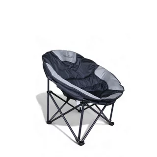 Field and Camping เก้าอี้ใบบัว (Moon Chair) - สีดำ