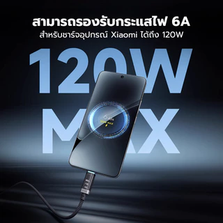 CUKTECH CTC615P / CTC620P 6A 240W สายชาร์จมีจอ USB-C to USB-C รองรับชาร์จเร็ว PD3.1 จอ OLED -24M