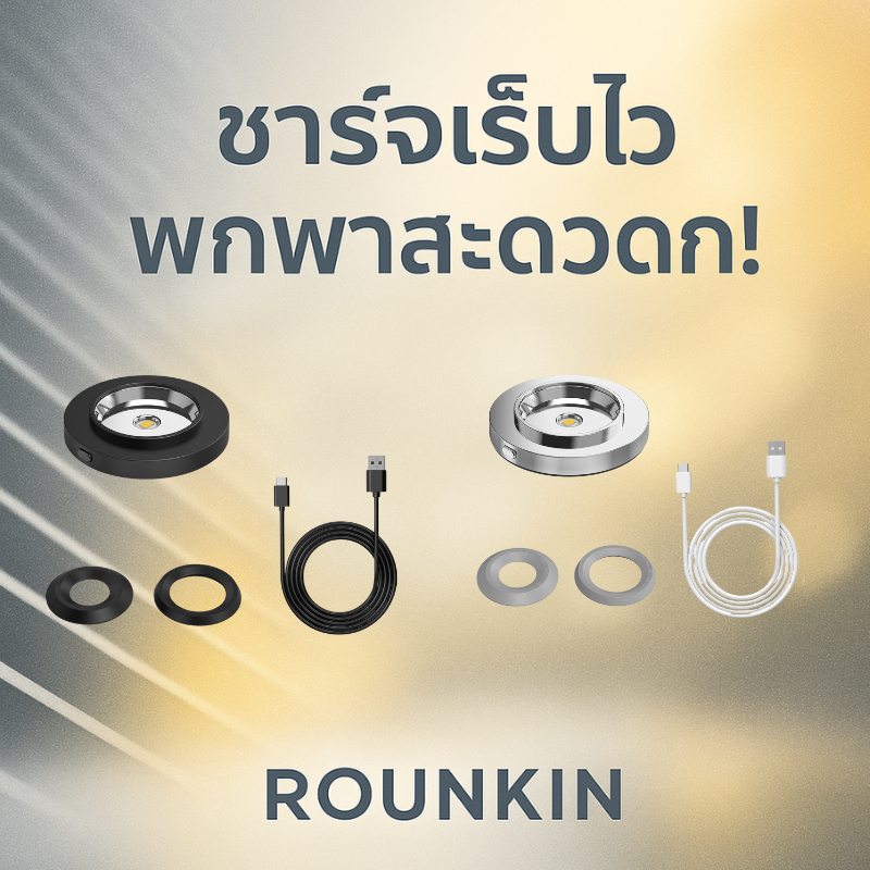 Solar Watch Quick Charger - นาฬิกา ฐานโลหะ การกระจายความร้อนอย่างรวดเร็ว /Citizen/Seiko/(สีดํา)