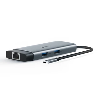 TP-Link UH6120C USB-C Hub 6-in-1 ต่อจอ 4K@60Hz ชาร์จเร็ว 100W PD มีช่อง LAN สำหรับ MacBook iPad