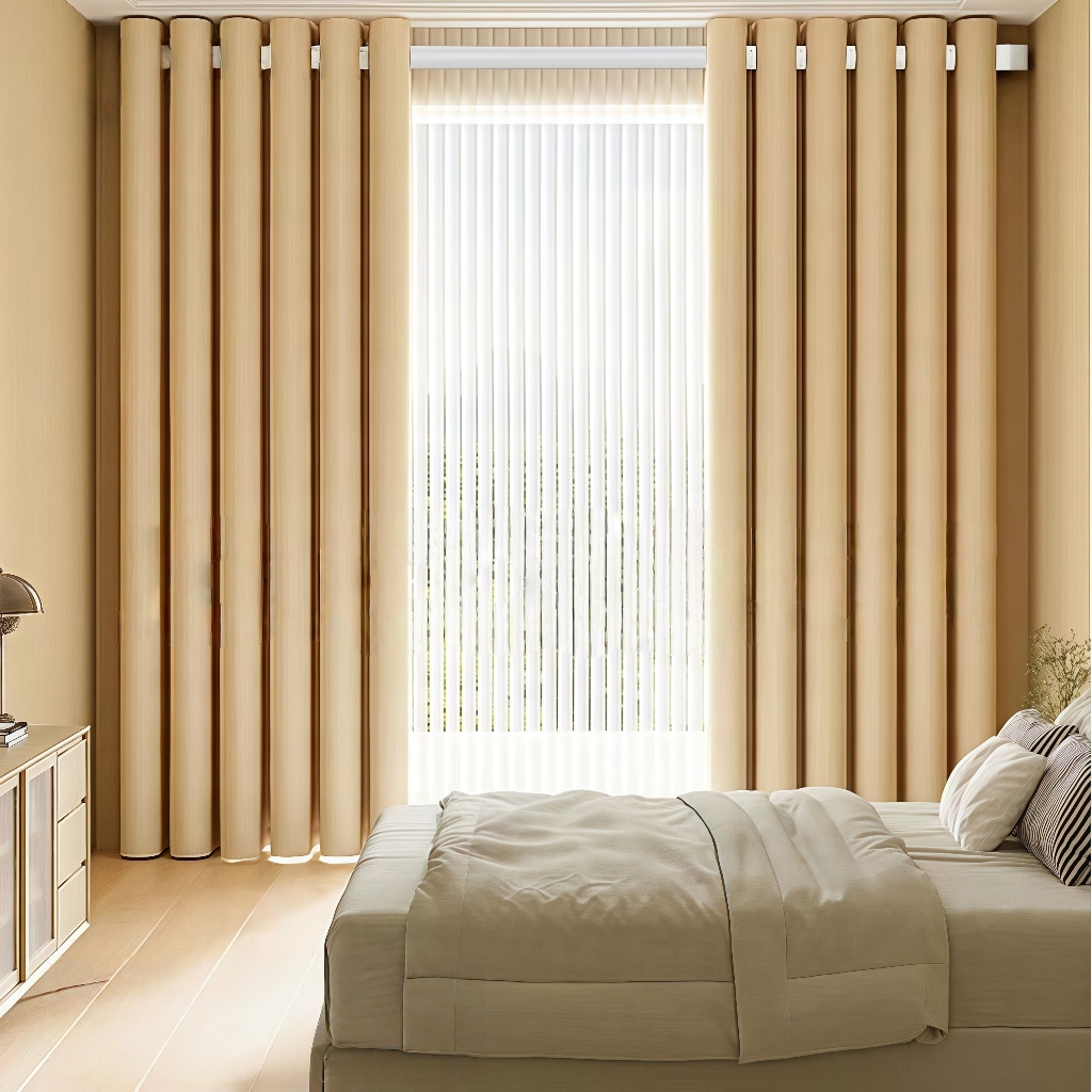 🔥ราวผ้าม่านไม่ต้องเ