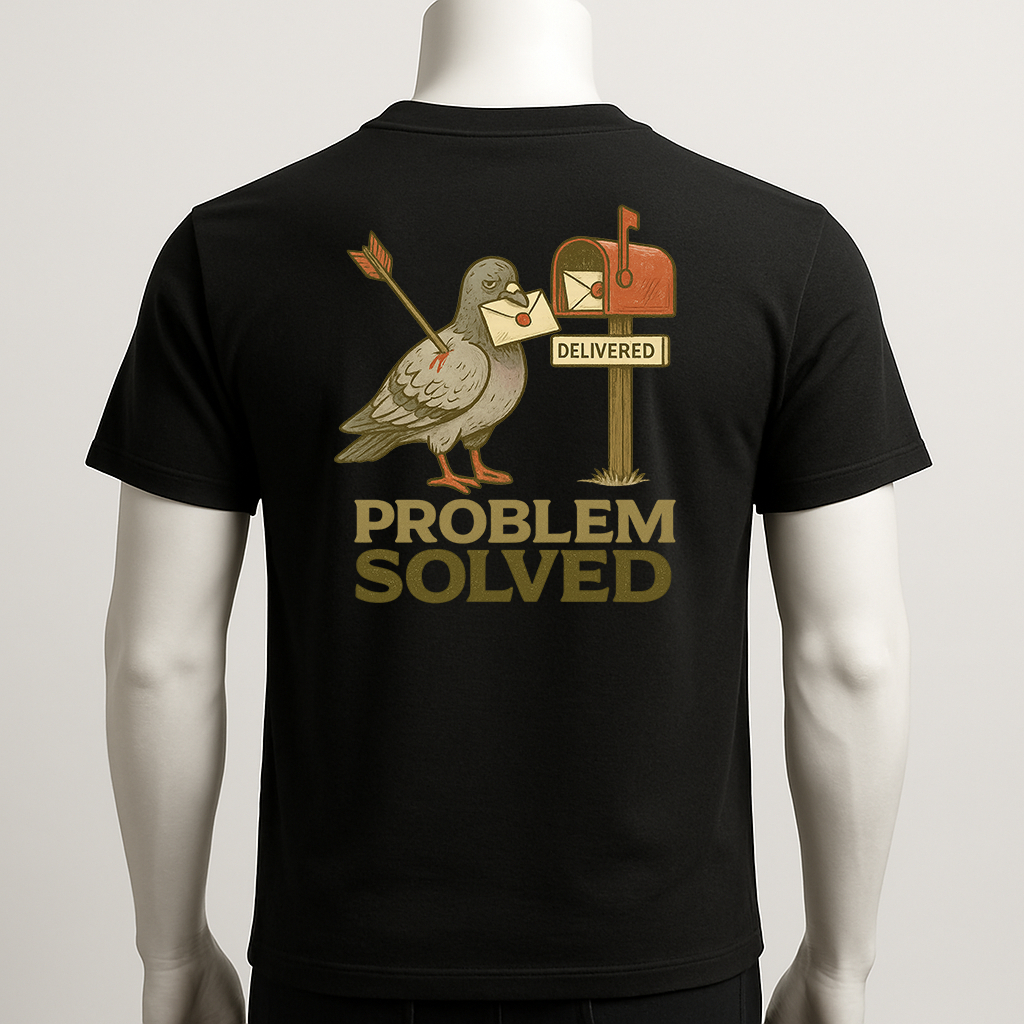 [Double You Shirt] เสื้อยืดของคนอดทน  PROBLEM SOLVED – T-Shirt Collection