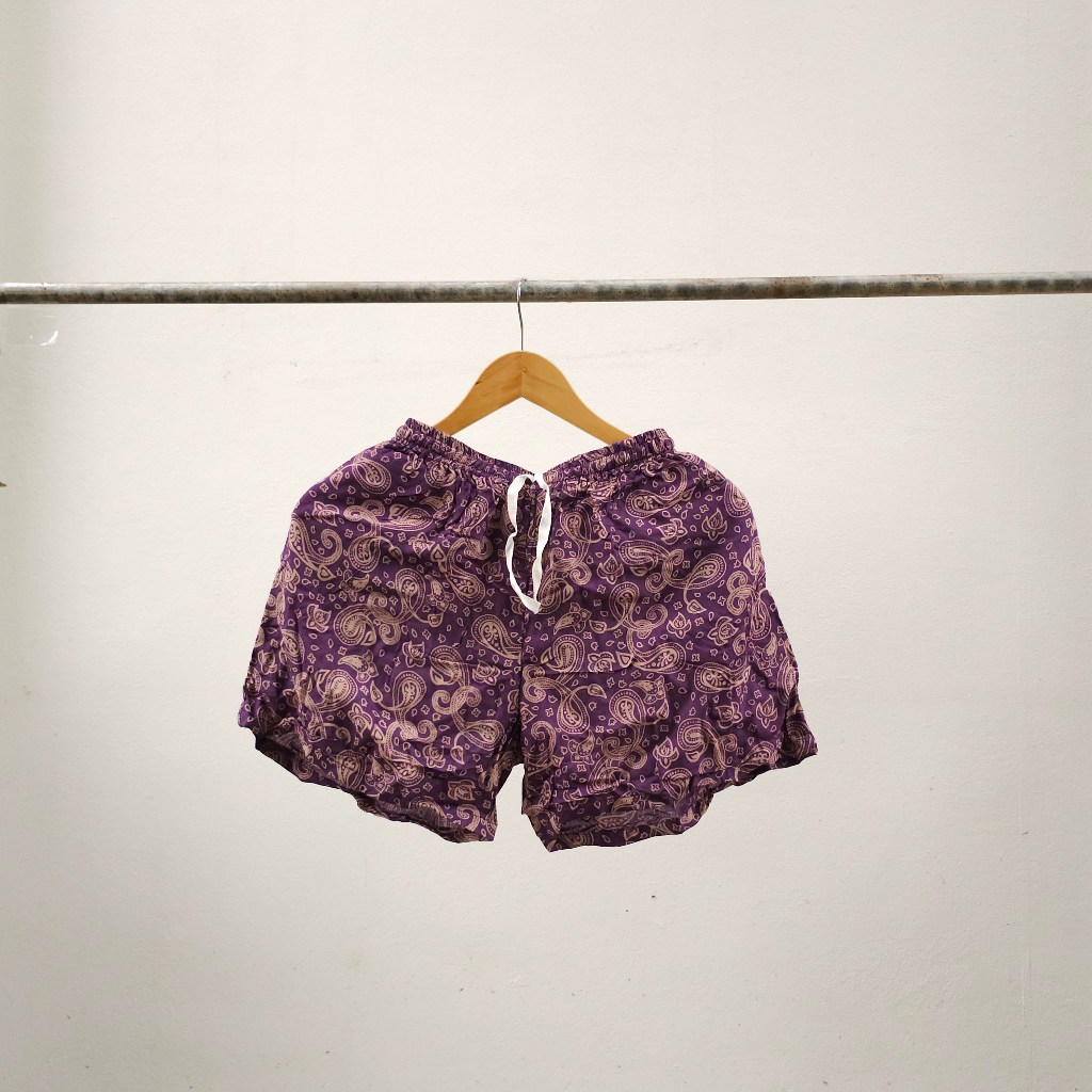 (SALE)กางเกงขาสั้นผ้านุ่มใส่สบาย ใส่ลำลองอยู่บ้าน ใส่นอน(H)