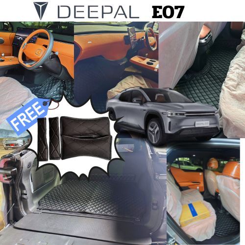 พรม CHANGAN DEEPAL E07 พรมหนังภายในรถยนต์6D 7D เข้ารูป ตรงรุ่น เต็มคัน