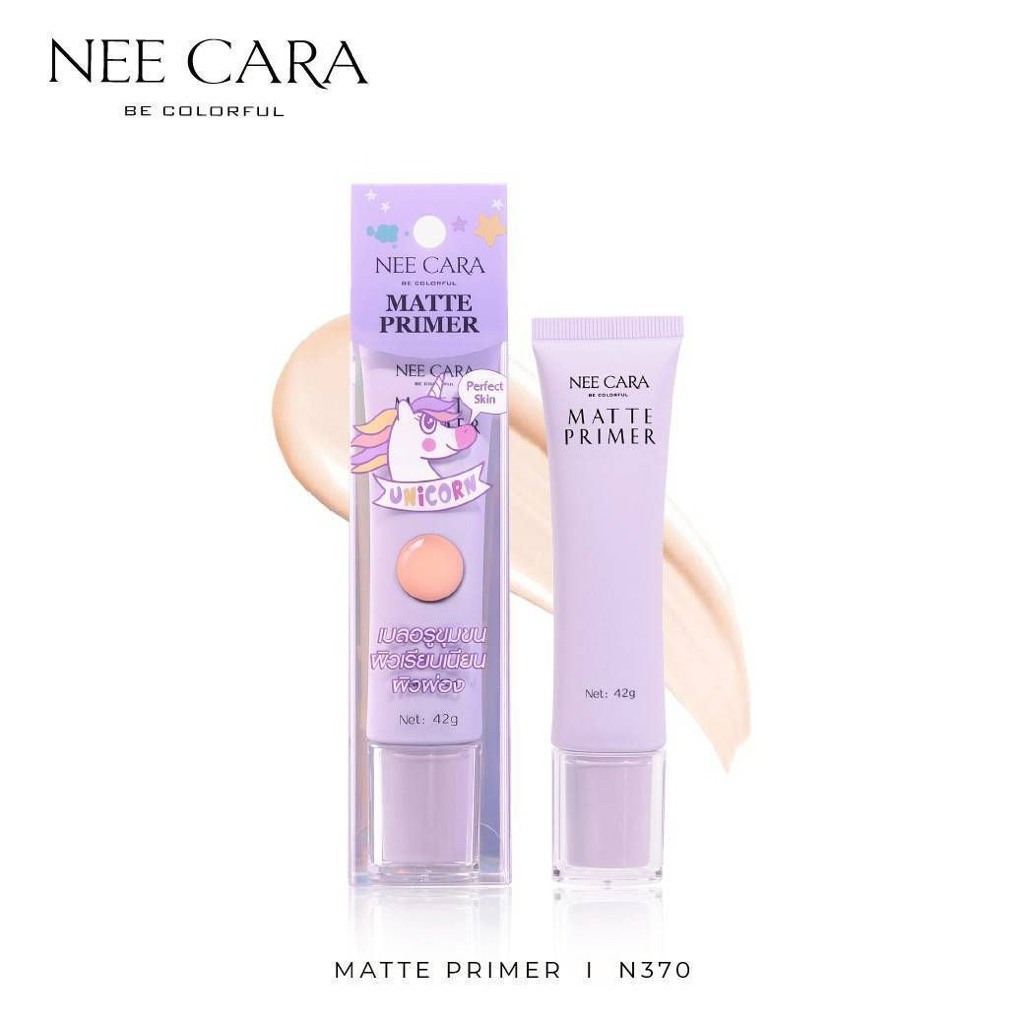 N370 Nee cara matte primer นีคาร่า บี คัลเลอร์สฟูล แมท ไพรเมอร์ 42g.