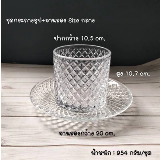 ชุดกระถางธูปพร้อมจานรองคริสตัล รุ่น 3221 3222 4094 4313 4314