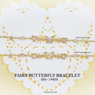กำไล Fairy Butterfly Bracelet กำไลผีเสื้อ - The Green Box