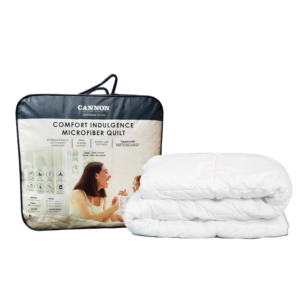 [ราคาโปร] Cannon ไส้ผ้านวม Comfort Indulgence Microfiber