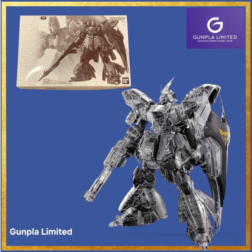 MG MSN-04 SAZABI VER KA (MECHANICAL CLEAR)