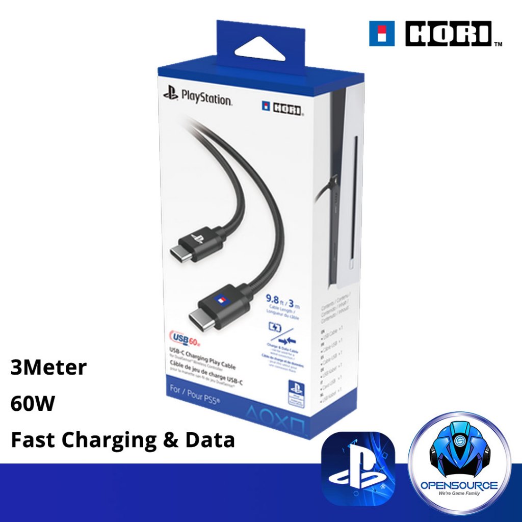 HORI: สาย USB Type-C และ HDMI 2.1 สำหรับ PS5 และรองรับอุปกรณ์ต่างๆ (สินค้าของแท้จาก JAPAN)