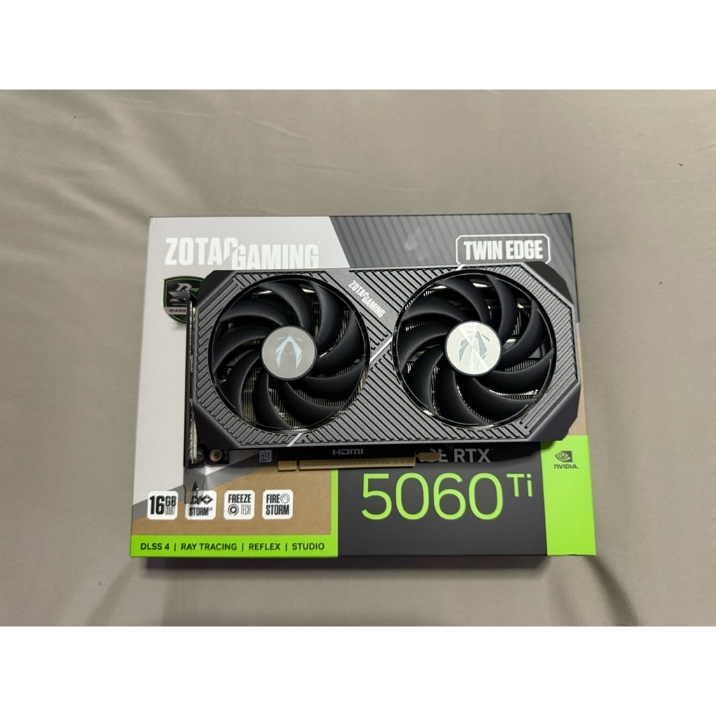 RTX 5060Ti 16GB ZOTAC TWIN EDGE มือสอง ประกันศูนย์ไทย