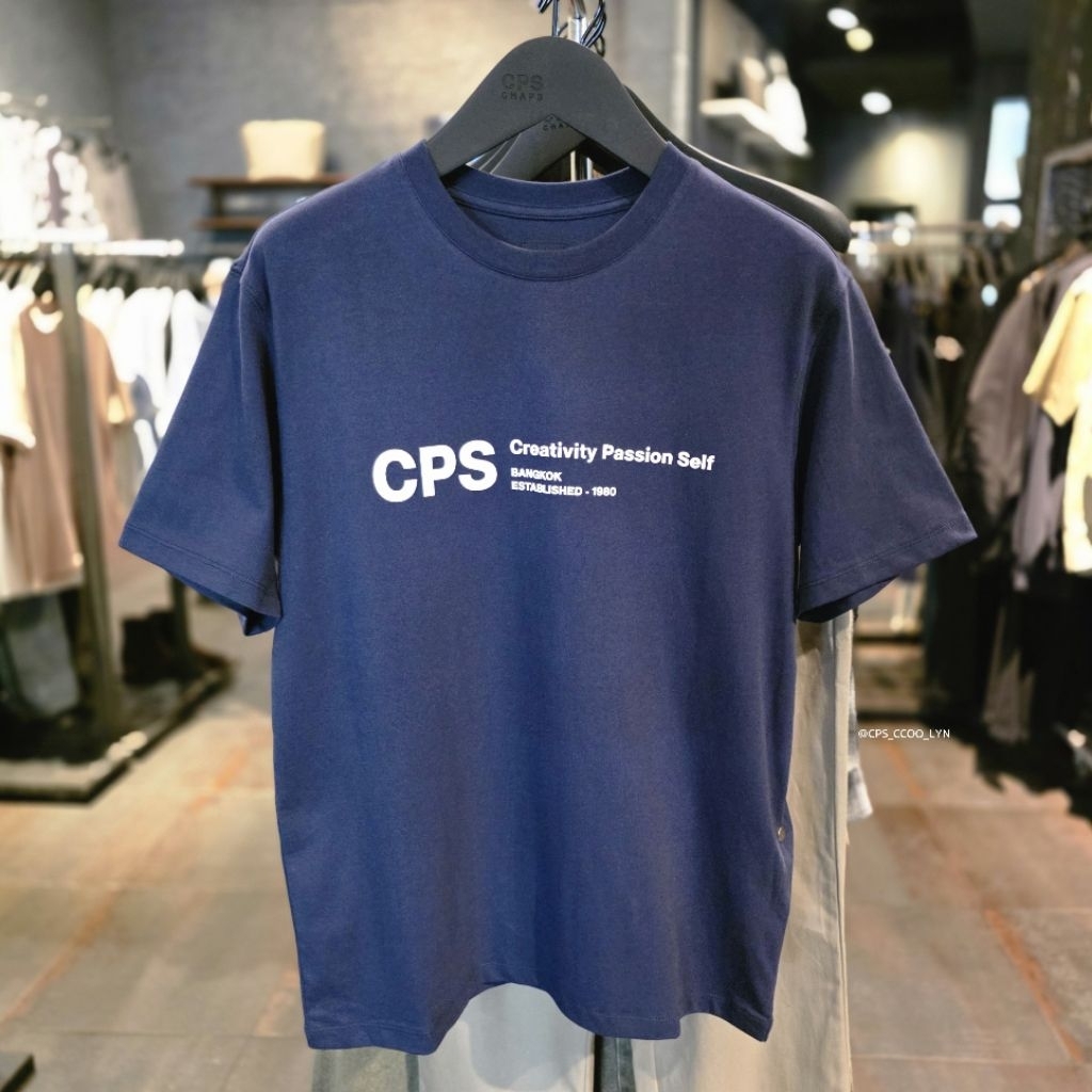 🛍 เสื้อยืด CPS CHAPS ผู้ชาย คอลใหม่ล่าสุด ของแท้💯% จัดส่งพร้อมถุงShop