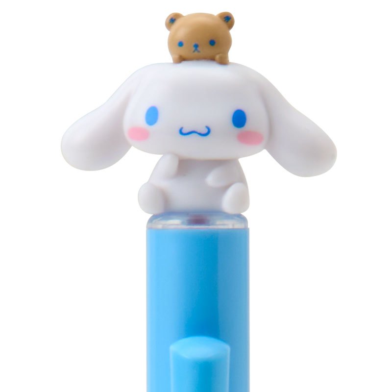 ปากกาลูกลื่นมีตัวบน มาสคอต cn Cinnamoroll กว้างประมาณ 1.6 ซม. x ลึก 1.5 ซม. x สูง 15.6 ซม. เรซิน ABS
