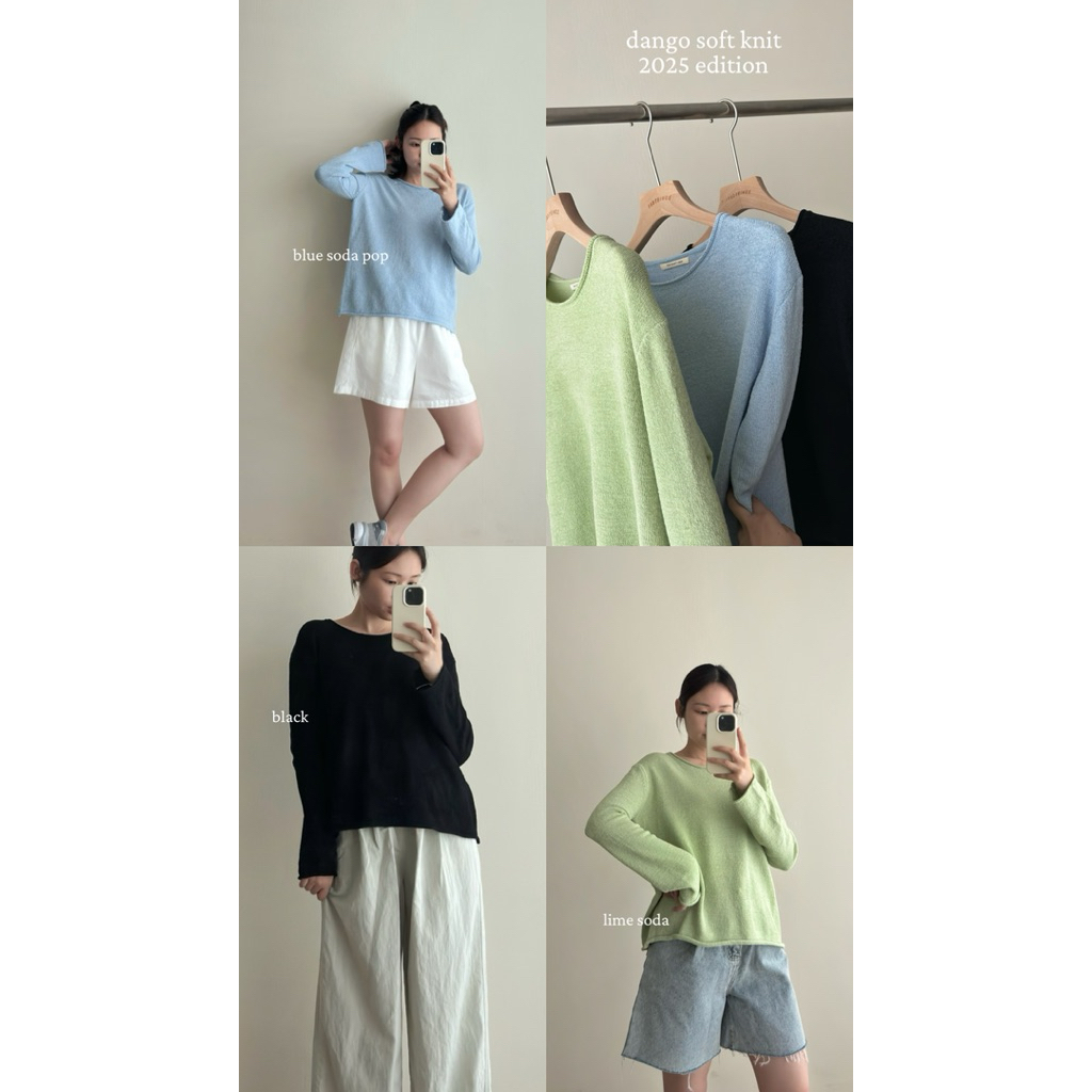 FADTHINGS dango soft knit RE-MAKE 2025 🍋‍🟩🍧