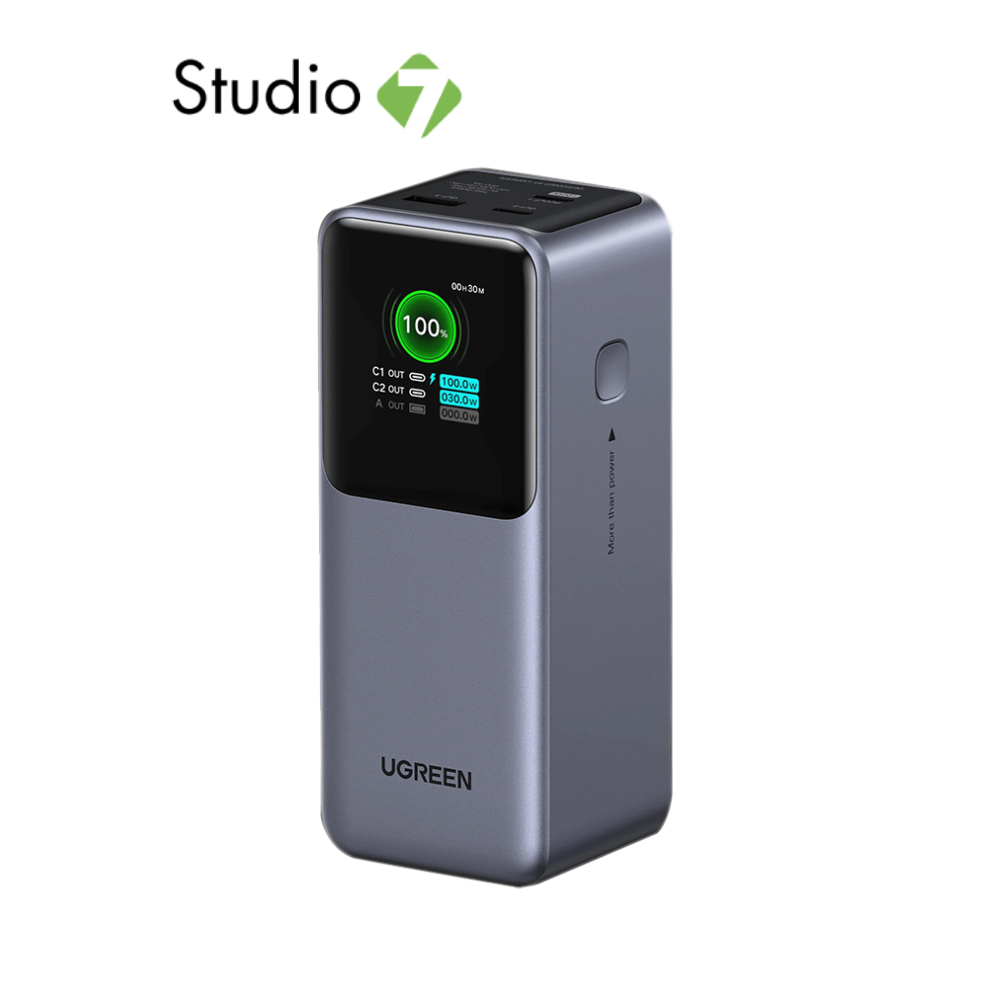 พาวเวอร์แบงค์ Ugreen 20000 mAh 130W Two-way Fast Charing 35524B - Black