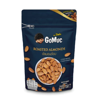 GoMuc โกหมึก อัลมอนด์อบ 150 กรัม Roasted Almonds