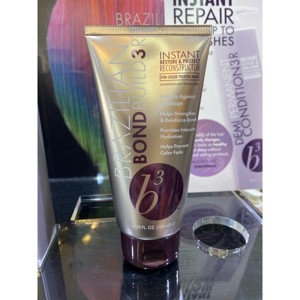 B3 Brazilian Bondbuilder lnstant Restore & Protect Reconstructor  (ทรีทเม้นท์สูตรเร่งด่วนสำหรับผมเสี