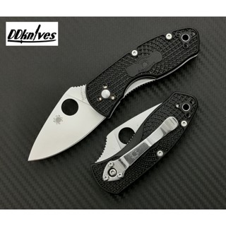 มีดพับ Spyderco Ambitious Lightweight Folding Knife Satin Pl…