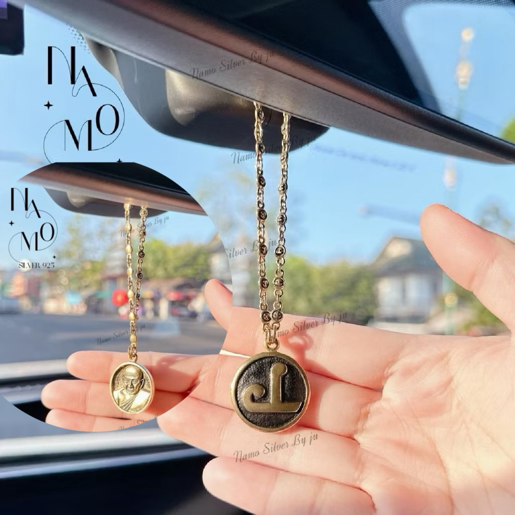 สร้อยพระแขวนหน้ารถ  / สร้อยนะโม แขวนหน้ารถ  /สร้อยปู่ทวดแขวนหน้ารถ / นะโม ปู่ทวด / เนื้อทองเหลือง ผ่านพิธีเรียบร้อยค่ะ