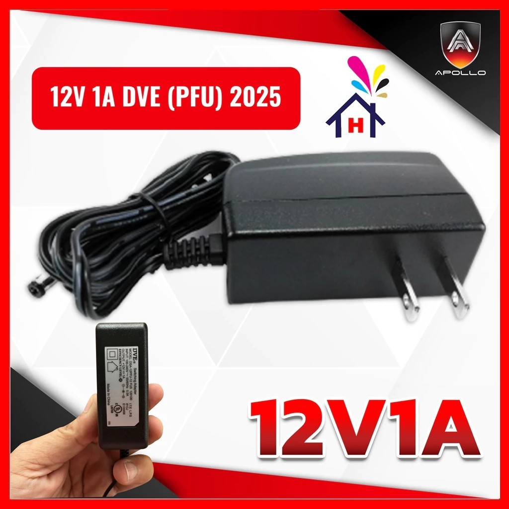 Adapter DVE 12V 2A สำหรับงานกล้องวงจรปิด