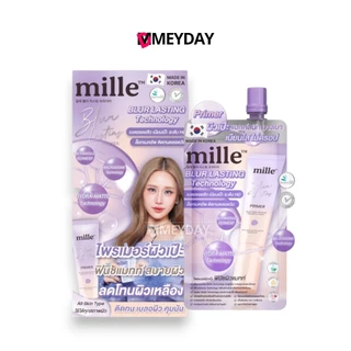 (ยกกล่อง 6ซอง) Mille Blur Lasting Primer มิลเล่ เบลอ ลาสติ้ง ไพรเมอร์ 6g