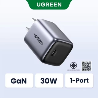 ของแท้💯 UGREEN GaN 30W USB C Fast Charger Foldable Adapter for iPad iPhone 17 16 15 14 Pro Max Samsung S25 S24 Ultra