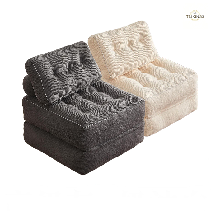 Trikings Sofa โซฟาเบดรวมโมเดิร์นหรู น้ำหนักเบานั่งสบาย โซฟาเดี่ยว multifunction สำหรับห้องขนาดเล็ก รูปที่ 6