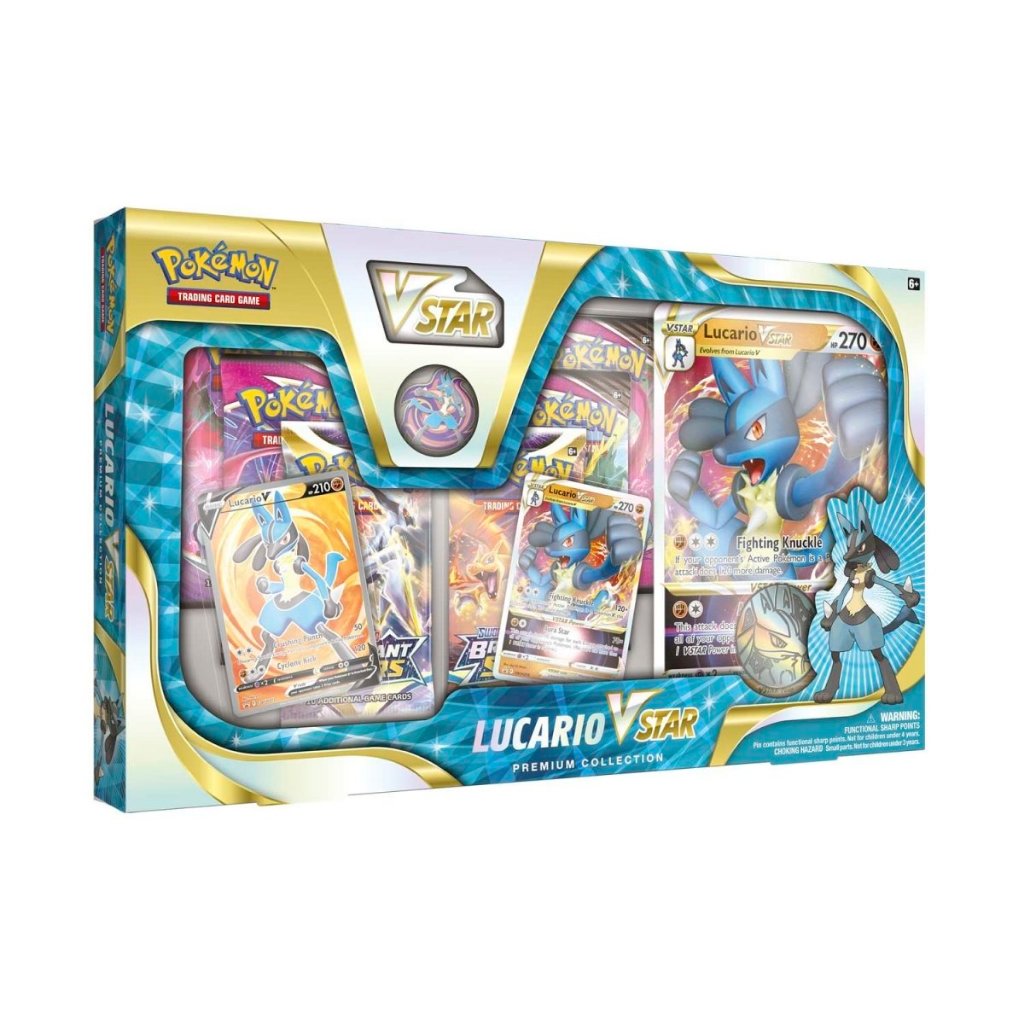 ▶️พร้อมส่ง◀️Pokémon TCG: Lucario VSTAR Premium Collection