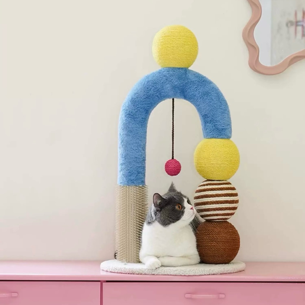 Zeze Multifunctional  Cat Scratching Board ที่ลับเล็บแมว ของเล่นแมว