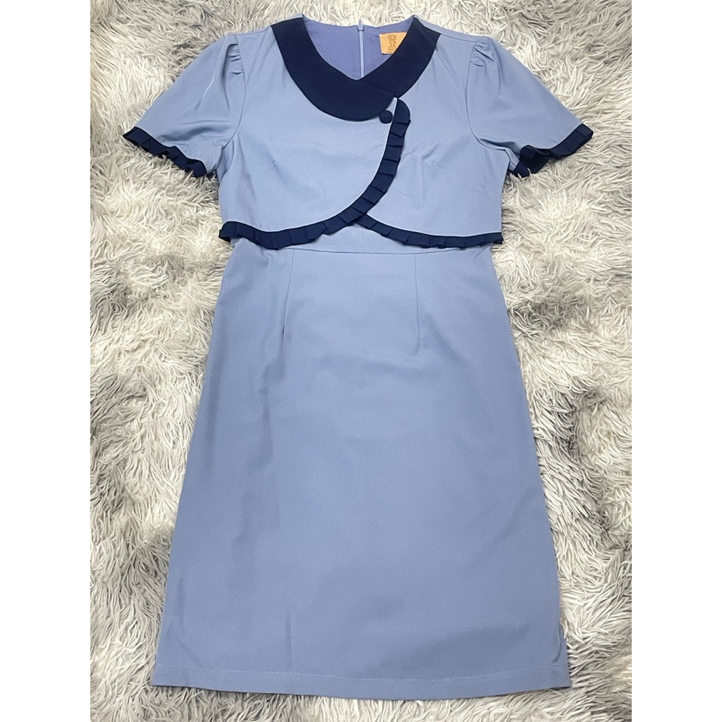 เดรสสีฟ้า ป้าย Lamer Lamai ไซซ์ S