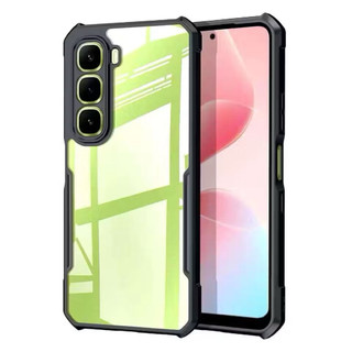 ส่งจากไทย เคสกันกระแทก PC+TPU สำหรับ Infinix Hot 60 Pro/Hot 60 Pro+/Hot 50 Pro+/Hot50pro/Hot 50เคสหลังใสขอบนิ่มหลังแข็ง