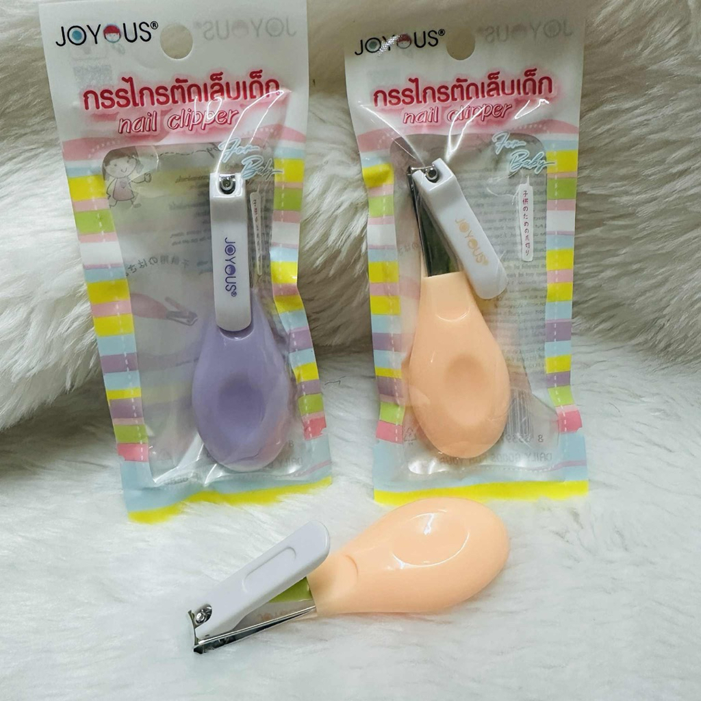1 ชิ้น คละสี กรรไกร เด็ก baby clipper nail japanese joyous ที่ตัดเล็บ เด็กเล็ก คม ทน จับสะดวกมือ ใช้ดี
