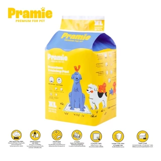 [แพ็ค2] Pramie Premium Training Pad: Size XL 60x90 cm แผ่นรองซับฝึกขับถ่ายสำหรับสัตว์เลี้ยง