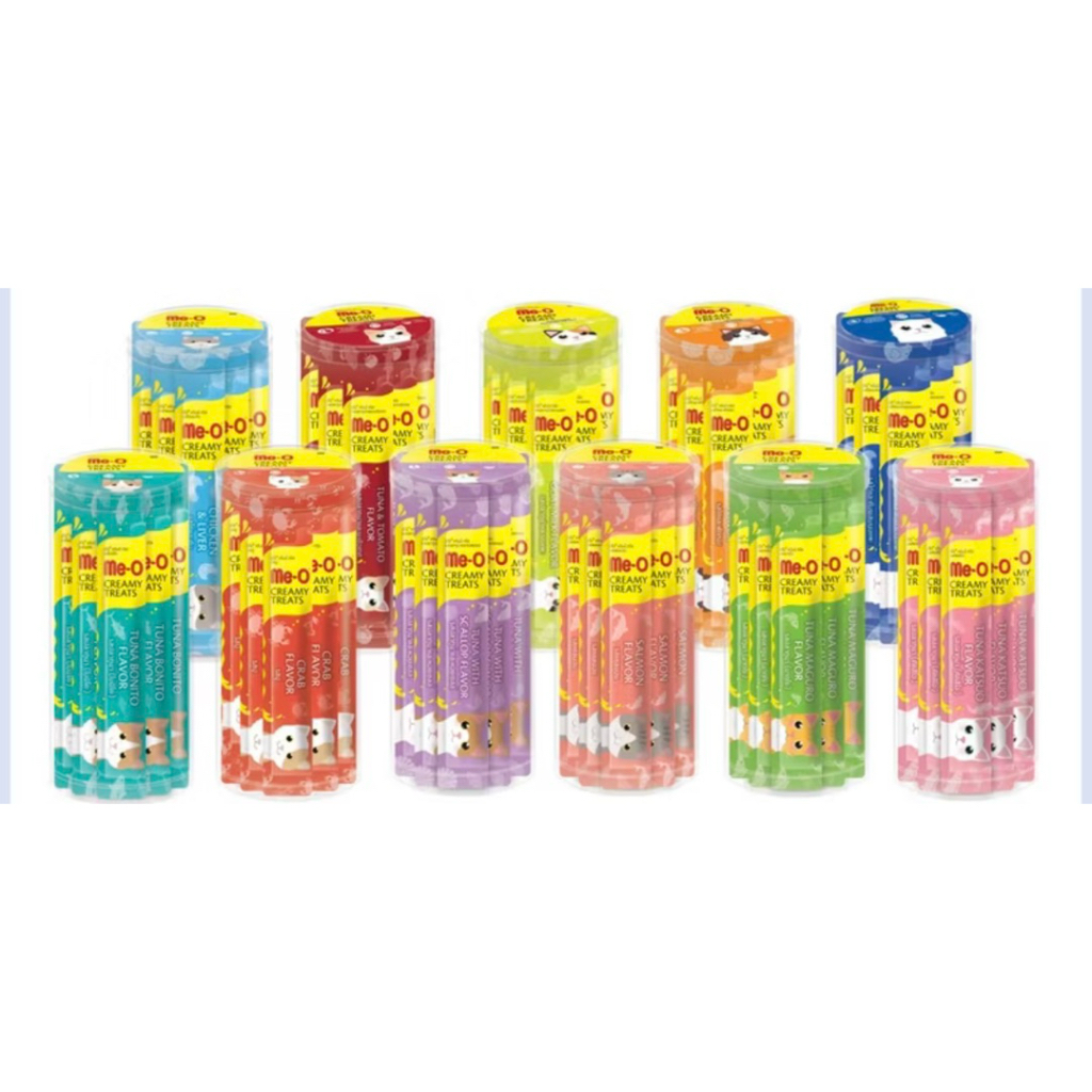 Me-o มีโอ มีของแถมทุกรายการ 👍 มีของแถม กระปุก แมวเลีย Me-o Creamy อาหารแมว