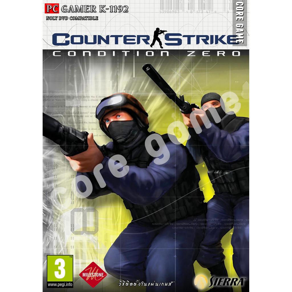 Counter Strike  Condition Zero แผ่นและแฟลชไดร์ฟ  เกมส์ คอมพิวเตอร์  Pc และ โน๊ตบ