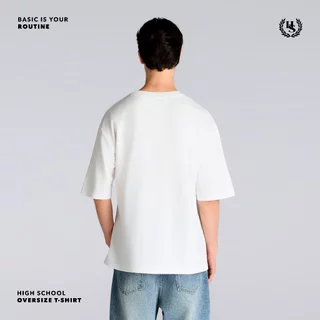 Highschool Basic Collection : Routine - Oversize T-Shirt เสื้อยืดโอเวอร์ไซส์ - TPB06119